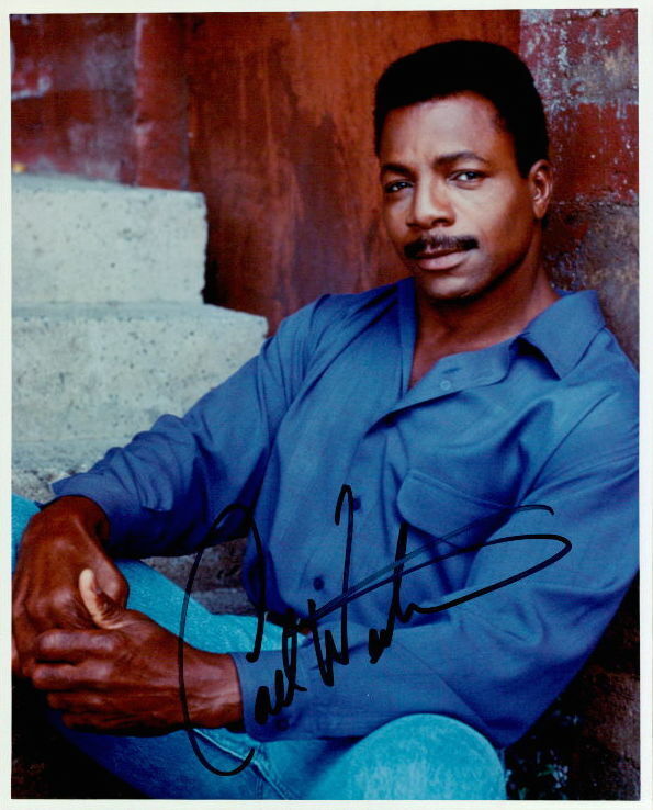 Carl Weathers vintage signed in-person 8x10 Photo Poster painting COA