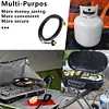 Propane Adapter Hose LP Tank 1lb To 5-20lb Converter for QCC1 Type1 Gas Grill