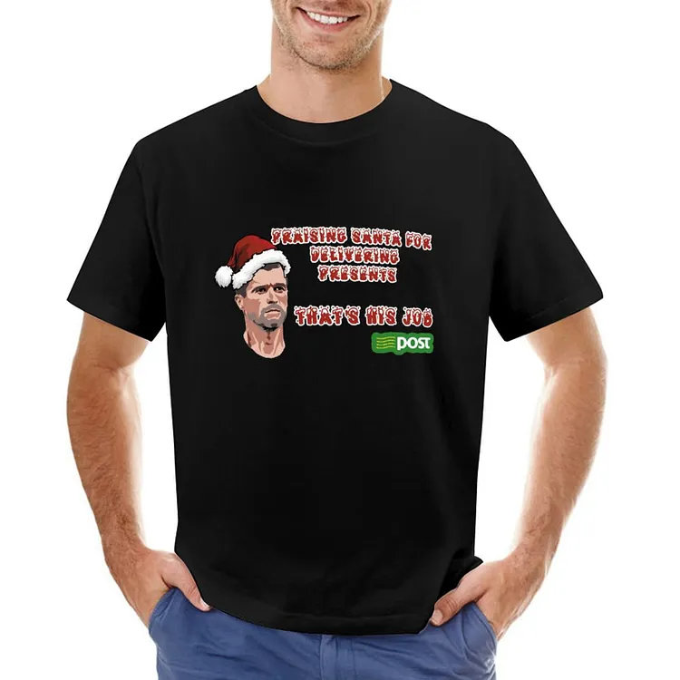 Animal Roy Keane Christmas Inspired Football Culture Men's T-shirt	