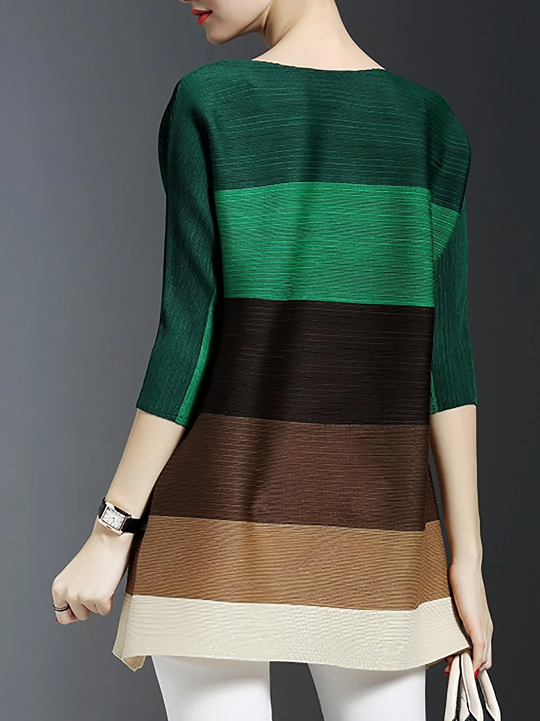 Dresses A-Line Date Color-Block Dresses
