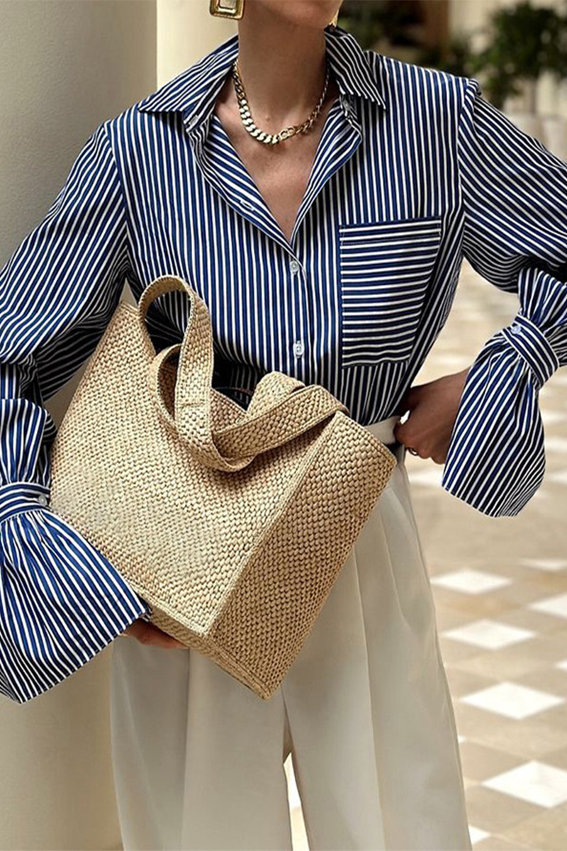 Turndown Collar Blouses