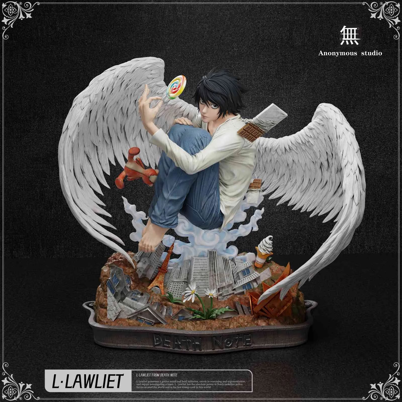 L Lawliet - Death Note Resin Statue - Anonymous Studios
