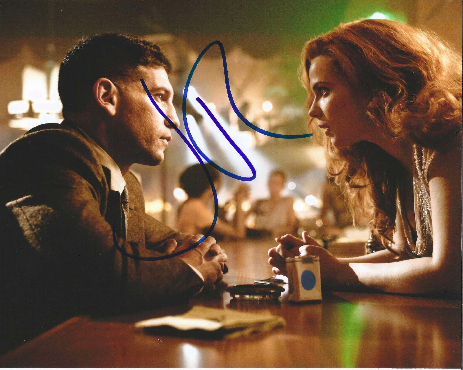 ACTOR JON BERNTHAL HAND SIGNED AUTHENTIC 'MOB CITY' 8X10 Photo Poster painting w/COA SNITCH