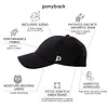 Magnetic Ponytail Baseball Cap