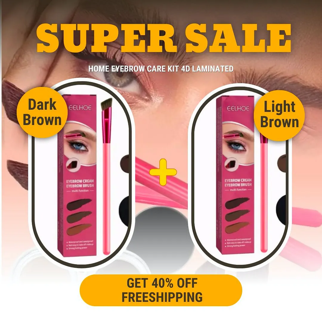 🔥LAST DAY 55% OFF🔥 Home Eyebrow Care Kit 4D Laminated