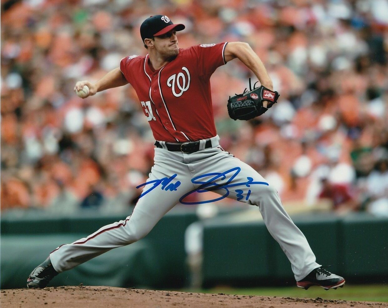 Max Scherzer Autograph Signed 8x10 Photo Poster painting Nationals (REPRINT)