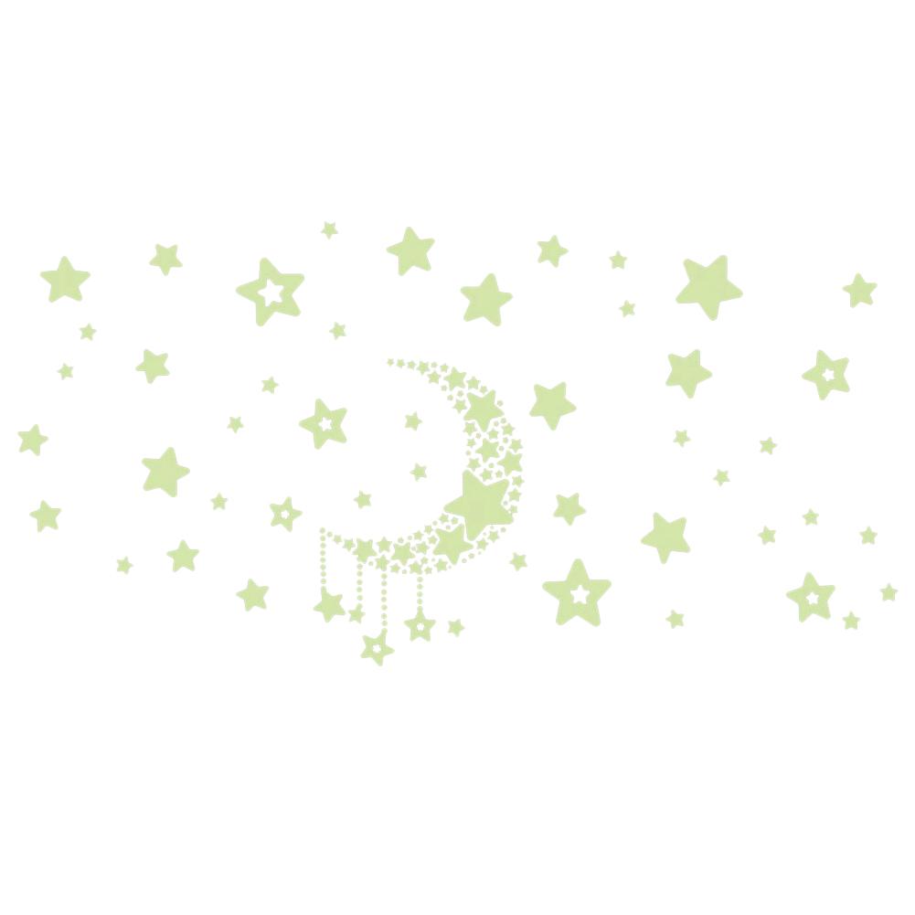 

Night Light Luminous Stars Sky Wall Sticker Kids Rooms Removable Home Decor, 501 Original