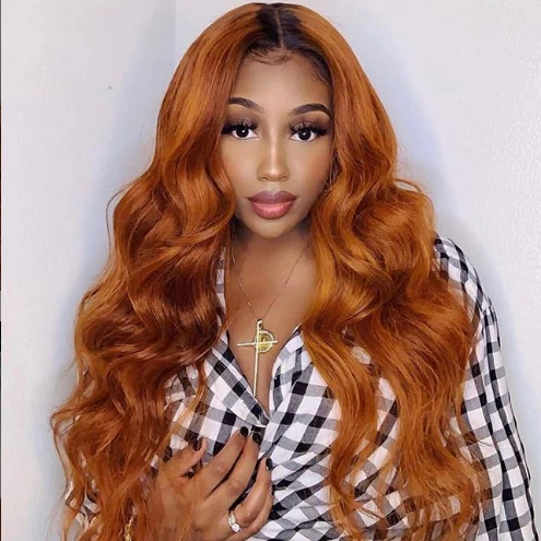 ELCNEPAL® | Peruvian Loose Deep Long Wavy Brown Wig ELCNEPAL