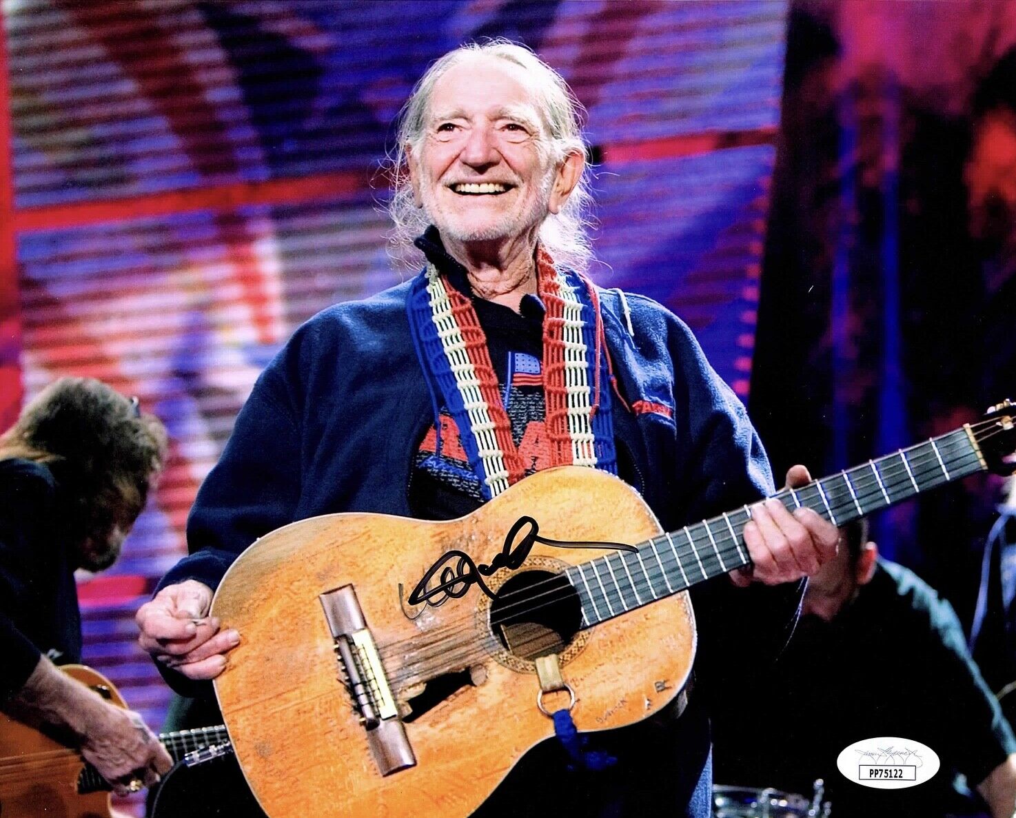 WILLIE NELSON Autograph Hand SIGNED 8x10 Photo Poster painting Country Music JSA CERTIFIED