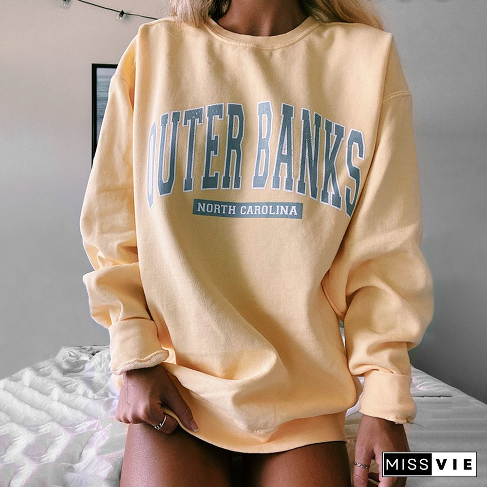 Vintage Basic Long Sleeve Sweatshirt