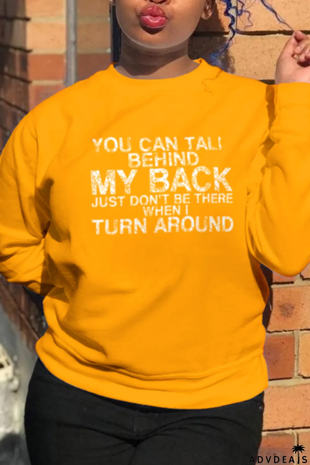 Yellow Fashion Print Patchwork O Neck Tops