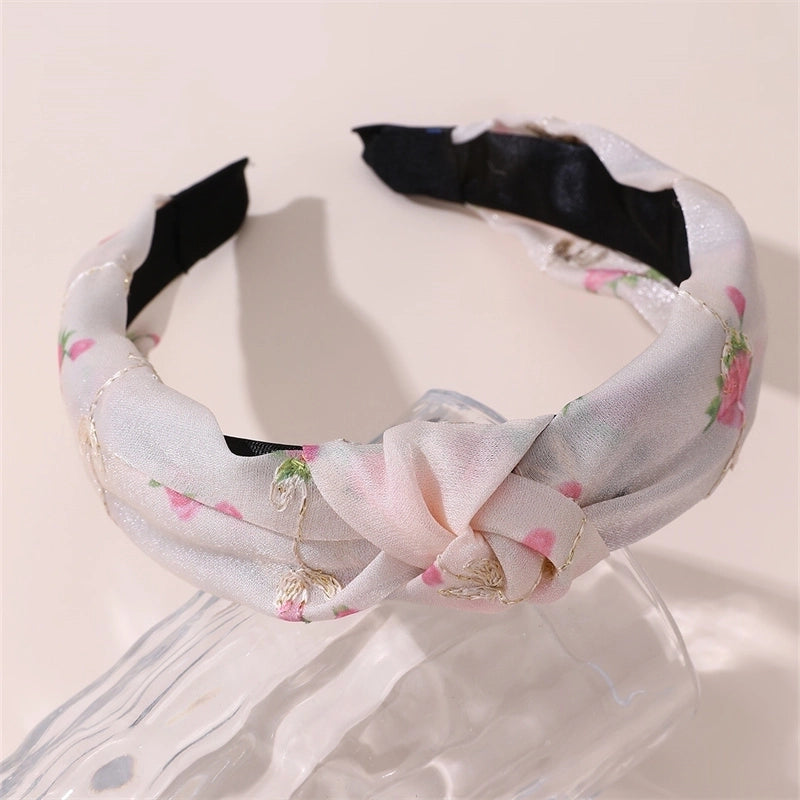 Women’s Sweet Minimalist Ditsy Floral Polyester Hair Clip Hair Band Hair Tie