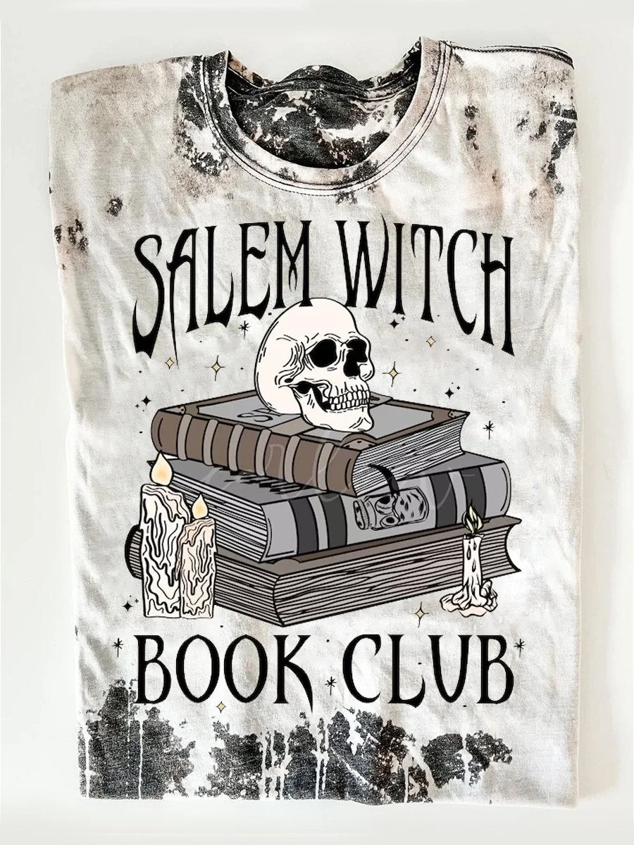 Salem Witch Book Club Halloween T-shirt