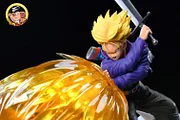 1/4 & 1/6 Scale Trunks vs Golden Frieza with LED - Dragon Ball Resin Statue - Uron Factory Studios [Pre-Order]-shopify