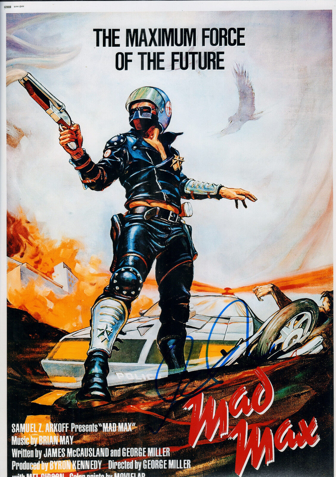 George Miller Signed 12x18 Poster Photo Poster painting w/COA Authentic Mad Max #1