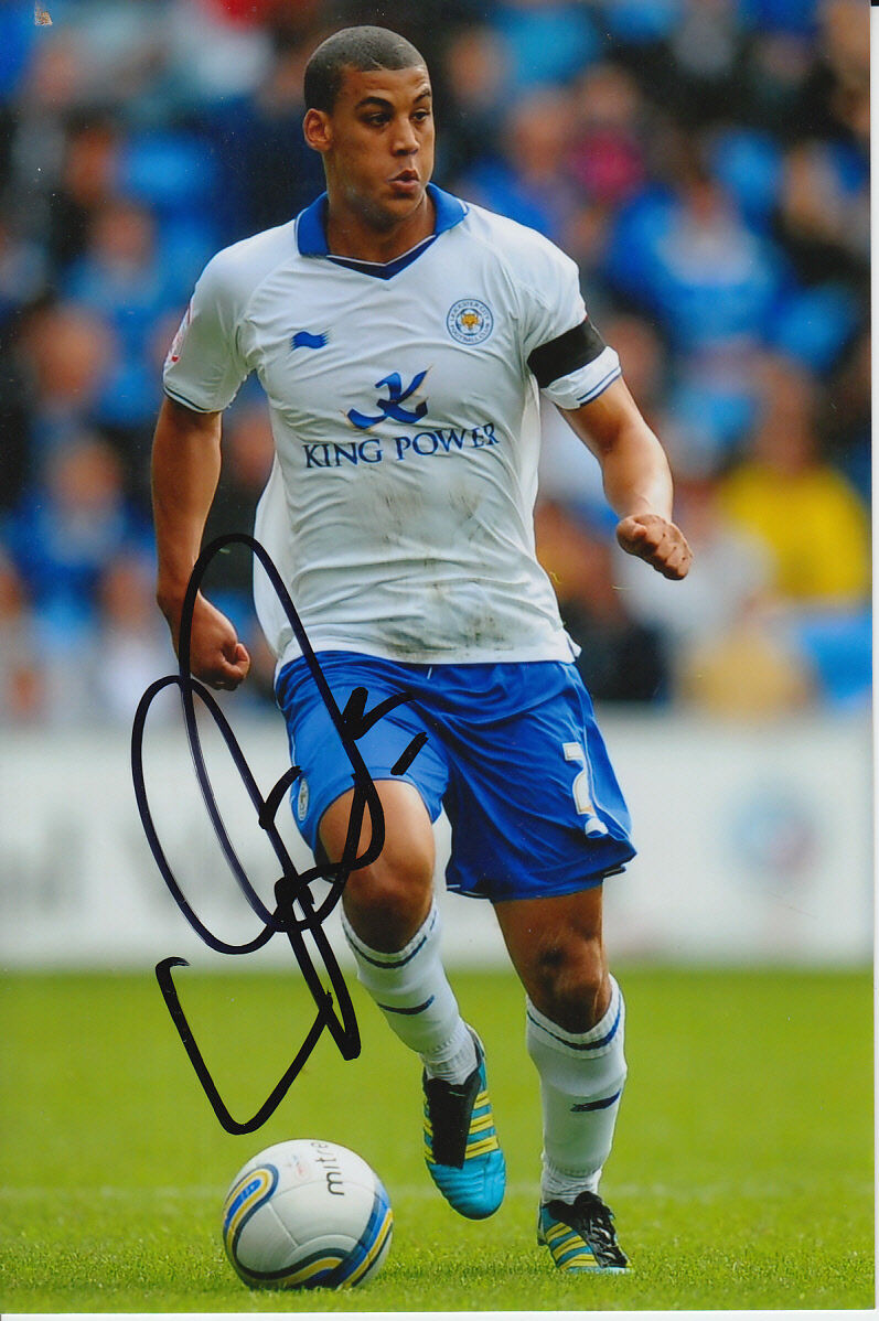 LEICESTER CITY HAND SIGNED LEE PELTIER 6X4 Photo Poster painting 1.