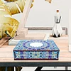 (US Local)Diamond Painting Storage Box DIY 5D Diamond Painting Jewelry Box for Women (E)