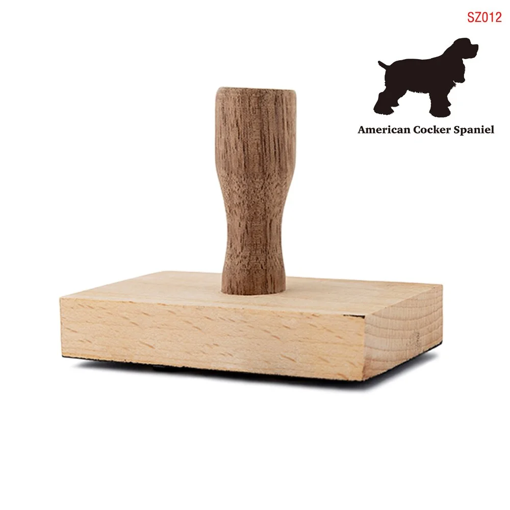 Custom Wooden Sealing Stamp Wood Hand Rubber Stamp With Wooden Handle For Letters Wedding Invitations Envelopes Gift