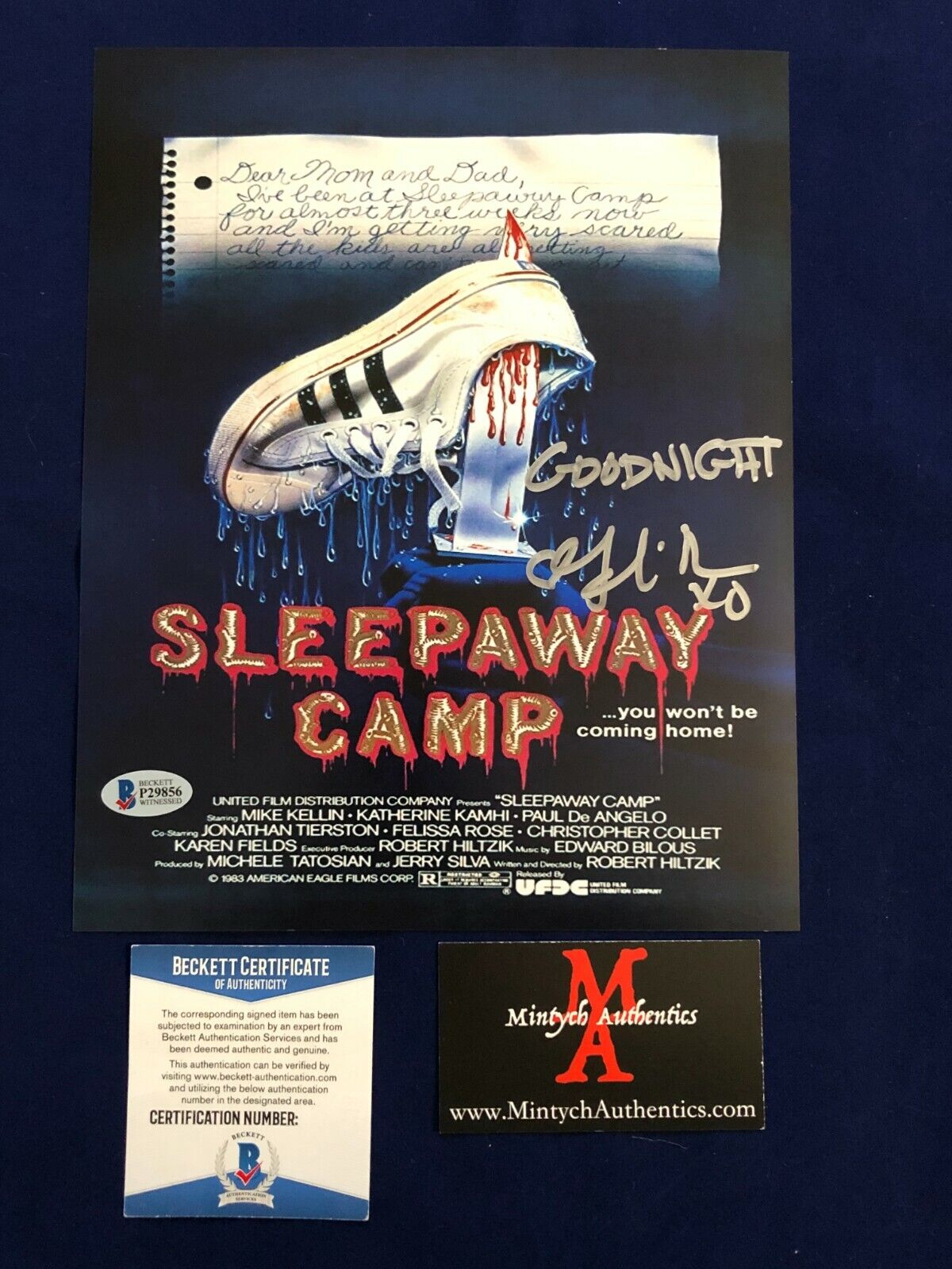 FELISSA ROSE SLEEPAWAY CAMP AUTOGRAPHED SIGNED 8X10 Photo Poster painting! BECKETT COA! HORROR!