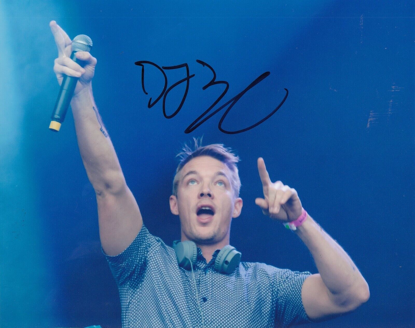 DIPLO signed DJ *THOMAS PENTZ* Music 8X10 Photo Poster painting *200 MPH* autographed W/COA #4