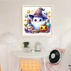 (Stamped/Counted) Halloween Ghost-11CT Cross Stitch 40*40cm/15.75*15.75in