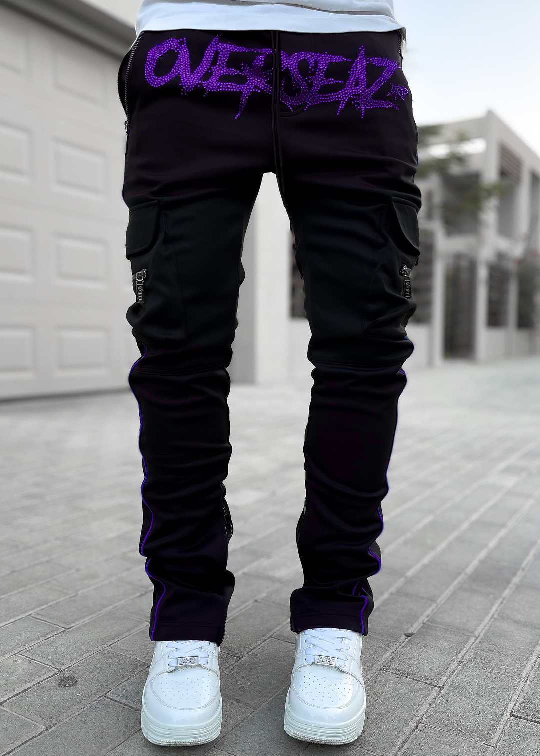 Obsidian Black Overseaz Track Pants V3