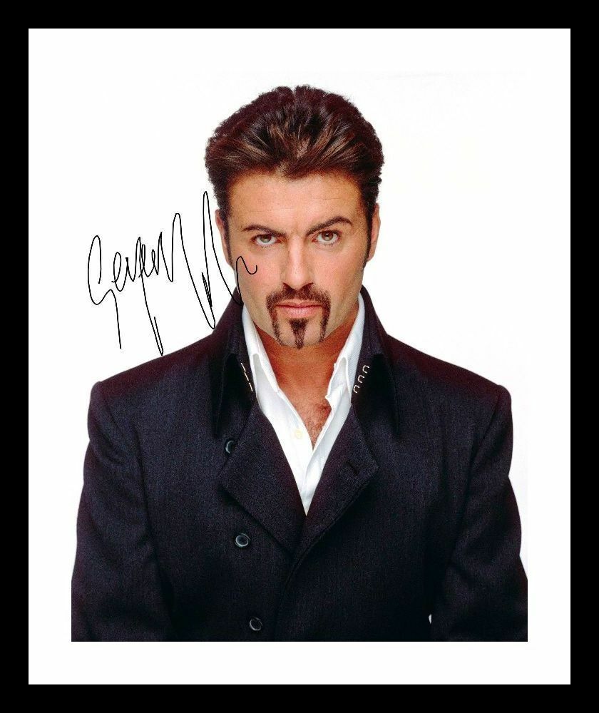 George Michael Autograph Signed & Framed Photo Poster painting 1