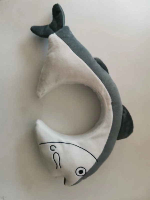 Korean Style Internet Celebrant Cartoon Animal Headband Small Dinosaur Yellow Fish Shark Scream Duck Headband Cute Funny Headband