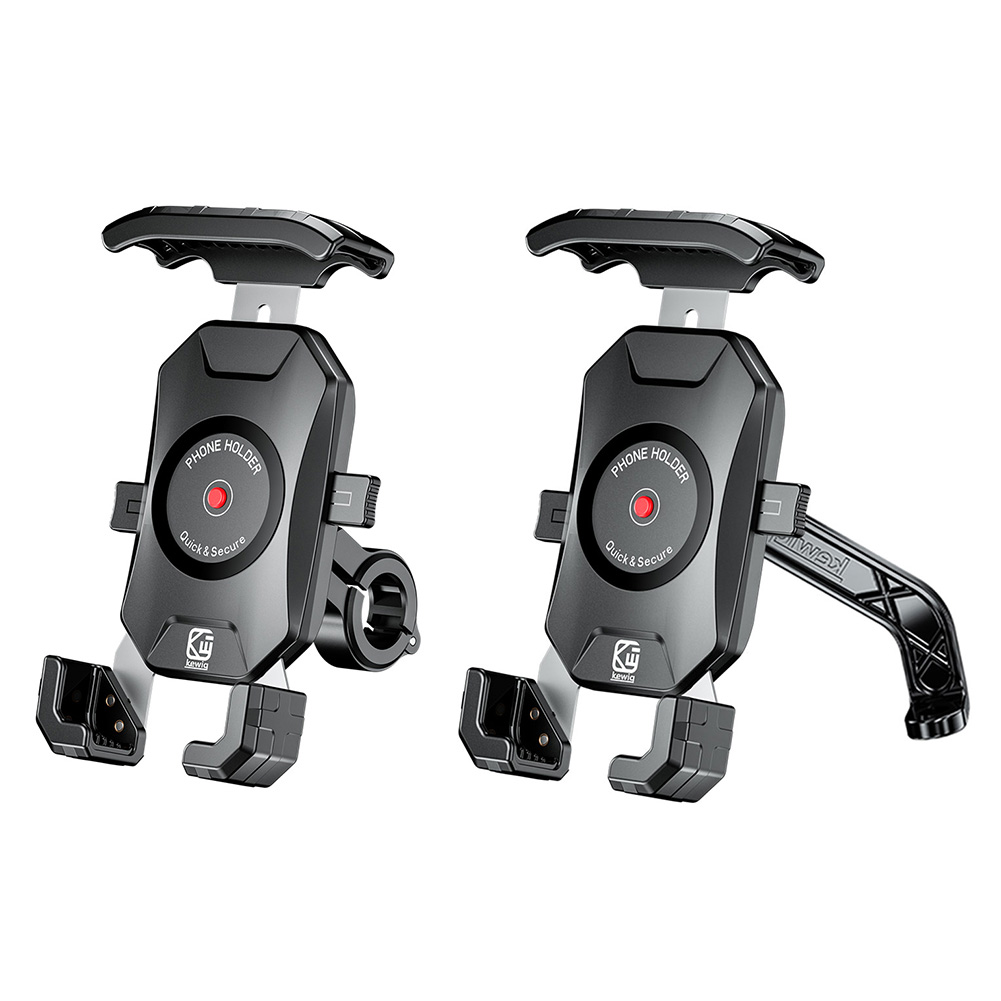 

M14C Motorcycle Bicycle Phone Holder Mount for 3.5-7 inch Smartphone Stand, Rearview mirror, 501 Original