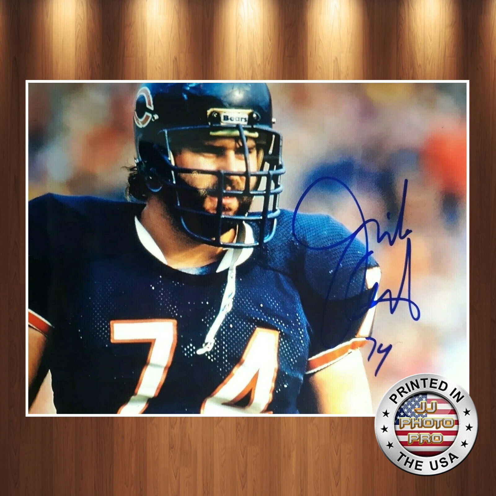 Jim Covert Autographed Signed 8x10 Photo Poster painting ( HOF Bears ) REPRINT