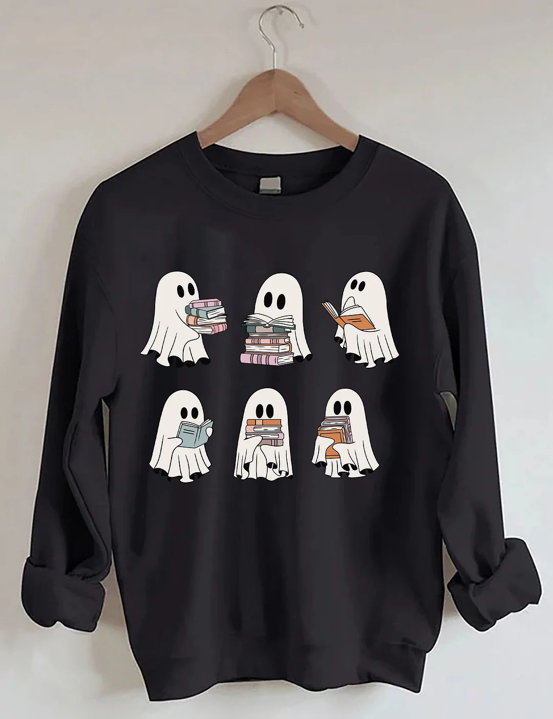 Ghost Reading Sweatshirt
