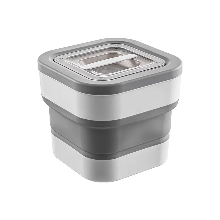 Portable Large Dog Food Storage Container with Sealing Lock, Scoop, And Transparent Lid