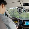 Portable Car Fan with Strong Suction and 3 Speeds Rechargeable Dashboard Cooling Air Wall Fan for Sedan SUV RV Auto Vehicles Home Windshield