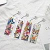 4Pcs Special Shape Butterfly Flower Diamond Painting Bookmark Art Projects