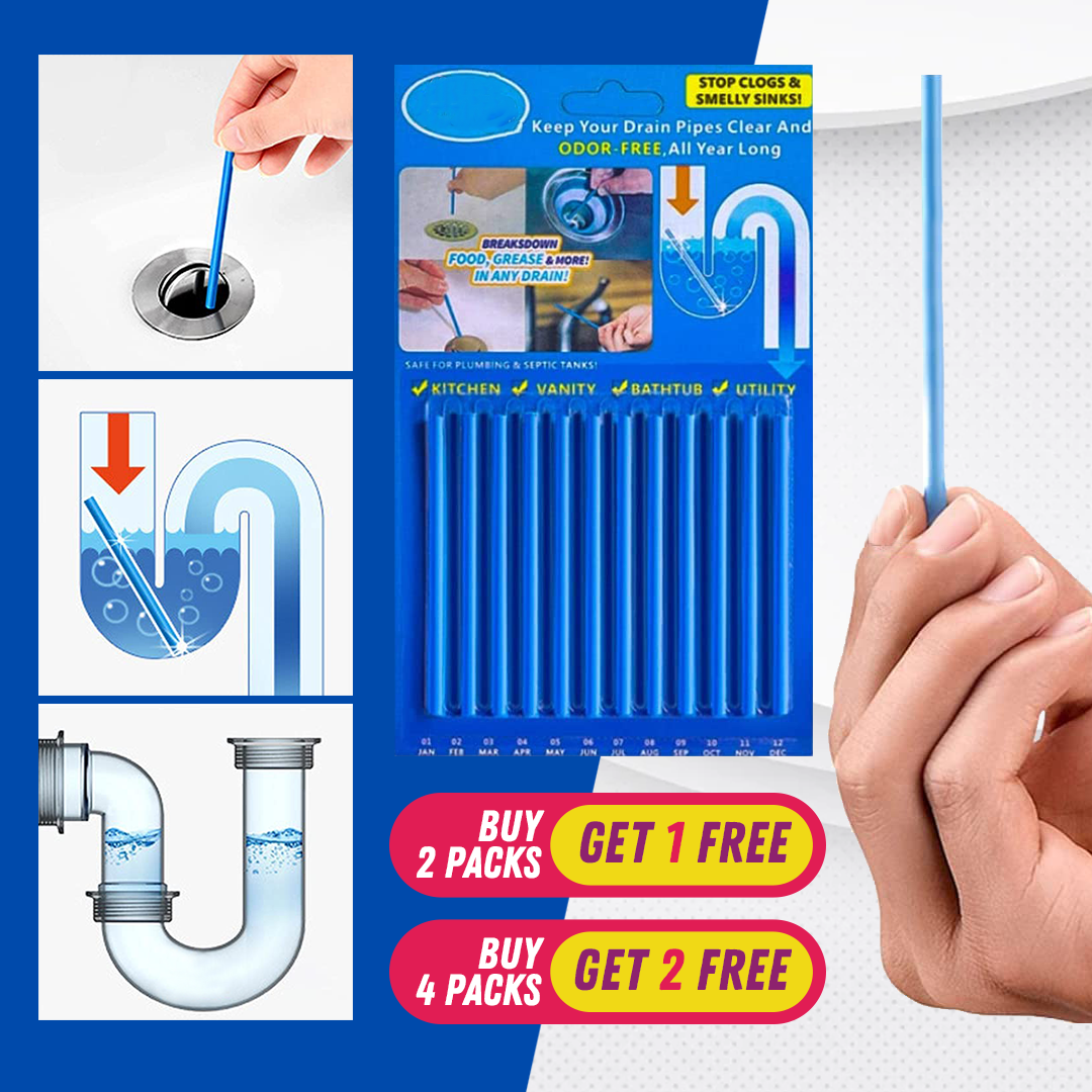 DRAIN CLEANER & DEODORIZER STICK