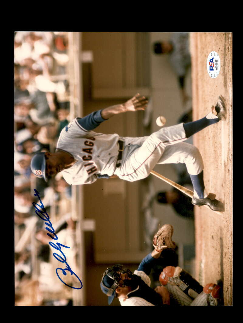 Billy Williams PSA DNA Coa Hand Signed 8x10 Photo Poster painting Autograph