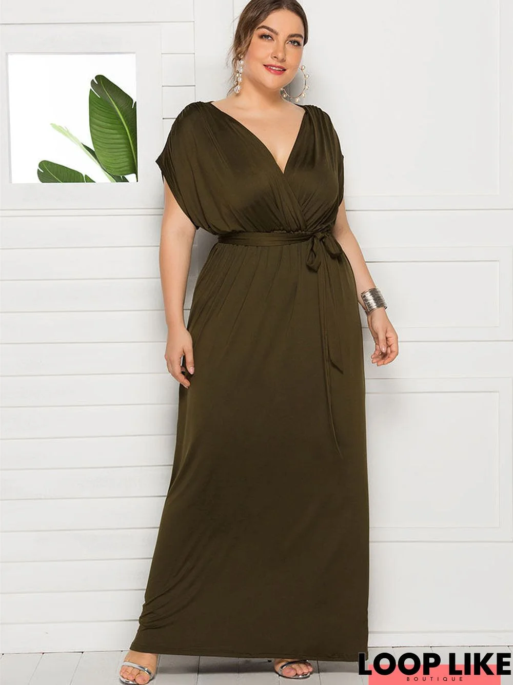 Plus Size Empire Waist Maxi Dresses