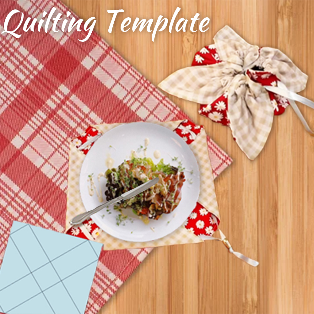 Easy to Make Multipurpose Flower Bag/Place Mat Template