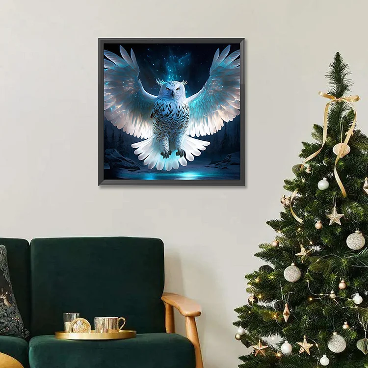 5D Diamond Painting Kits For Adults DIY Owl On The Tree Artificial Diamond  Art Set Artificial Diamond Dot Animal Diamond Painting For Adults Home Deco