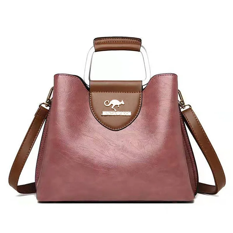Soft leather texture handbag new women's bag fashion single shoulder shoulder bag large capacity bag