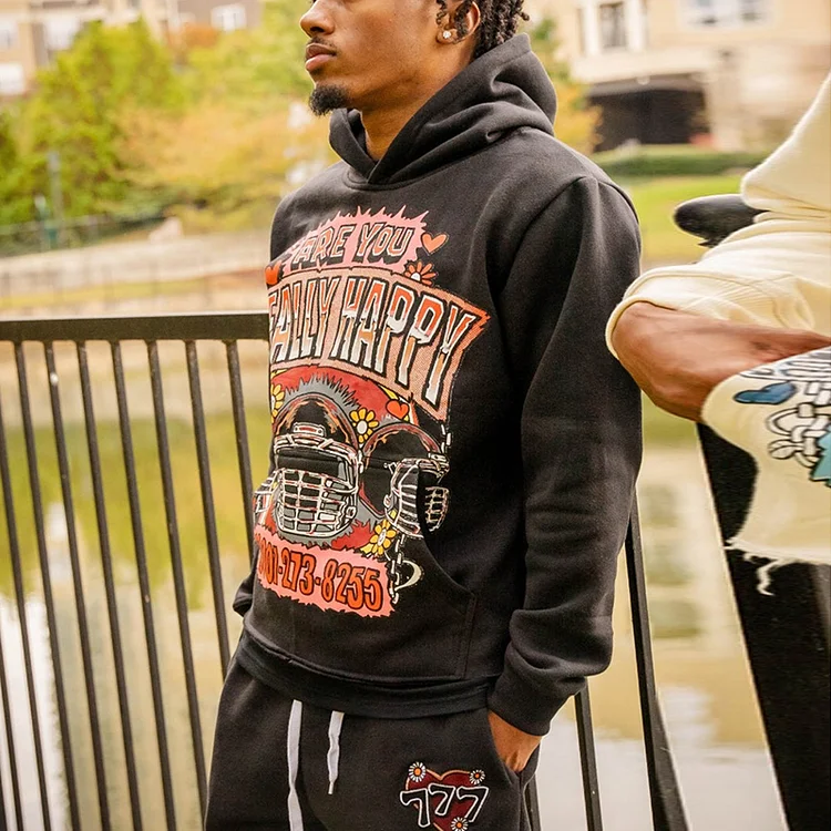 Euphoric Allstar Print Hoodie