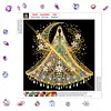 Diamond Painting-DIY Crystal Rhinestone Moon Shining Girl