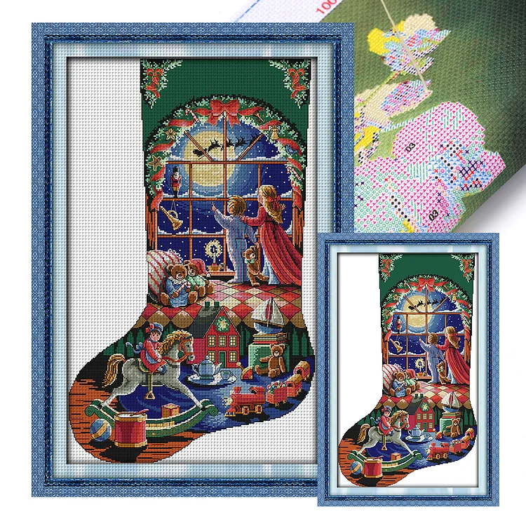 『Joy Sunday』Kindergarten - 16CT Stamped Eco-Friendly Cotton Thread Cross Stitch(37*53cm)(Backstitch)