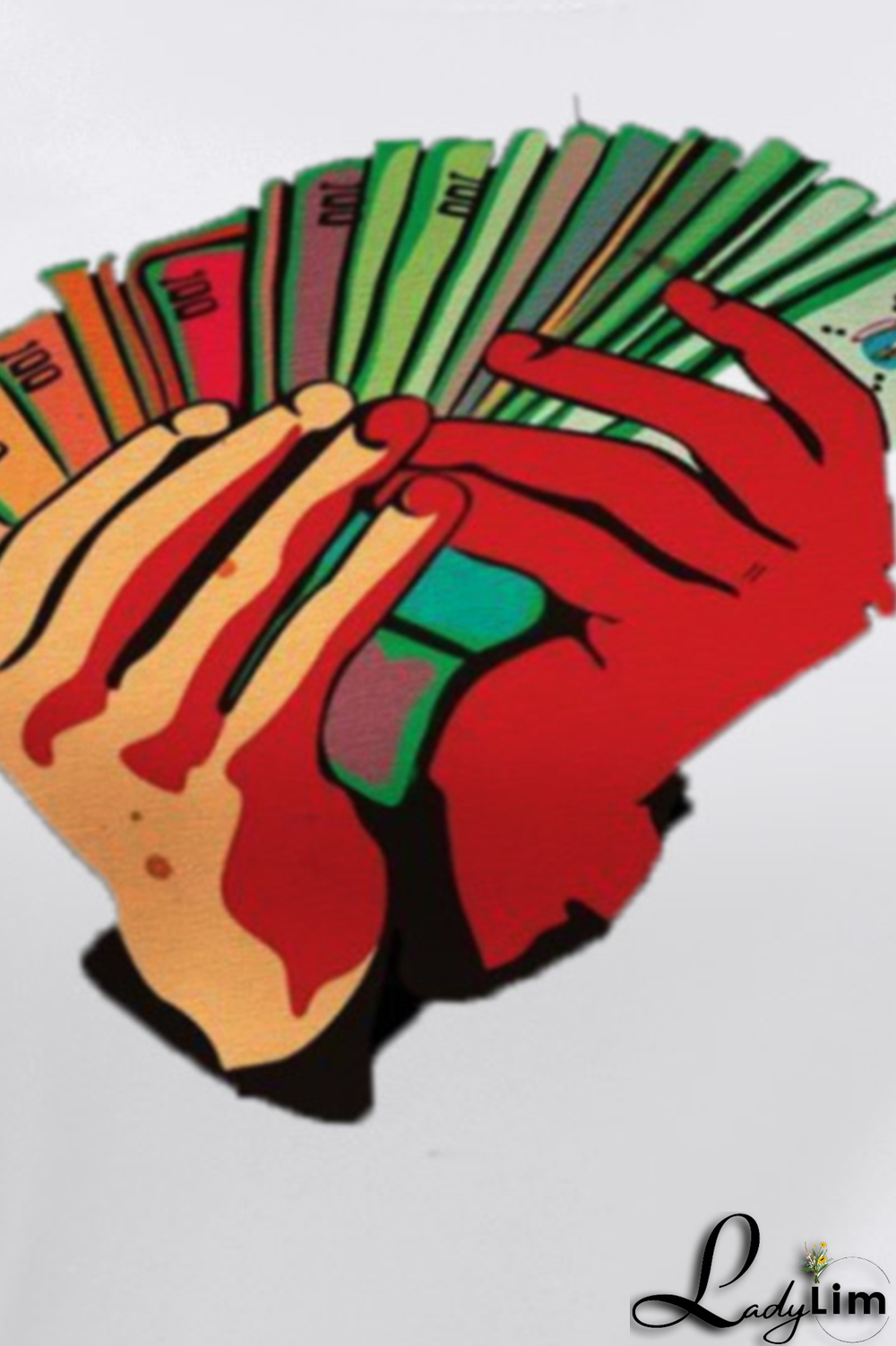 Grey Fashion Street Print Split Joint O Neck T-Shirts