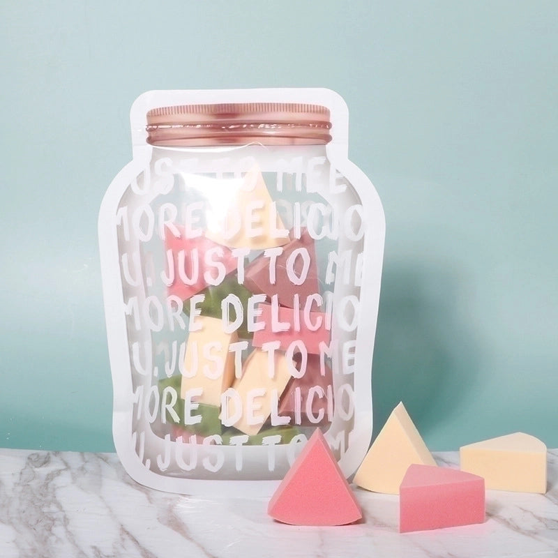 12 Pieces Of Makeup Powder Puff Triangle Type Self-supporting Packaging Dry And Wet Dual-use Makeup Tools