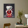 Diamond Painting -DIY Round Drill Love Letter Bear E(35x45cm)