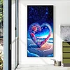 Diamond Painting -DIY Round Drill Valentine Day Beach Flower Love(70*40 CM)