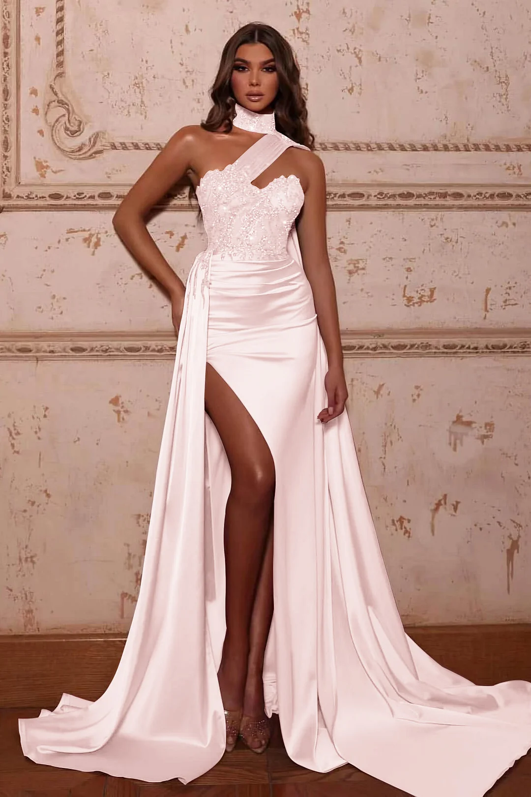 Stunning Emerald Strapless Mermaid Evening Dress for Parties with Splits