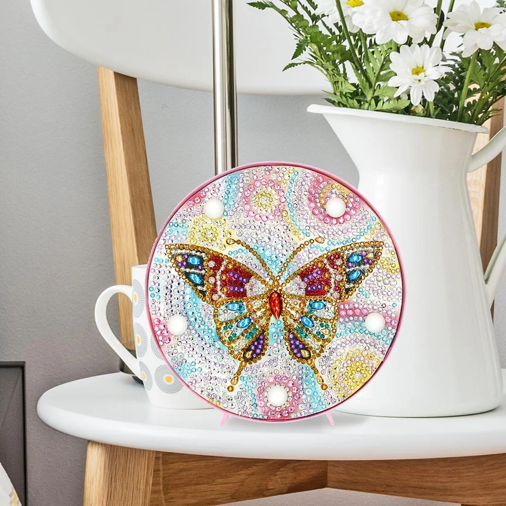 DIY Full Drill Diamond Painting Animal LED Night Lamp Home Decor (ZXD030)