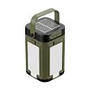 Solar Foldable Camping Light Rechargeable Portable Flashlight Hanging Tent Light